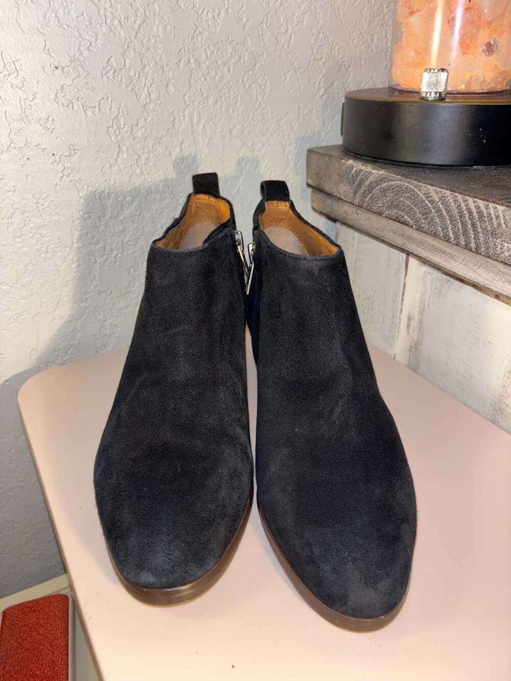 O2: J.Crew Sawyer Suede Ankle Boots Black Size 6